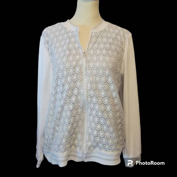 WOMEN'S ALFRED DUNNER ZIP-UP JACKET-SIZE: 14P - Picture 1 of 10